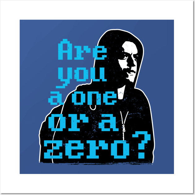 Mr. Robot "Are You A One Or A Zero?" Elliot Alderson Wall Art by CultureClashClothing